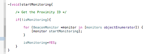 ibeacon-startmonitor